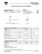 DataSheet SUM110N03-03 pdf