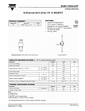 DataSheet SUM110N04-03P pdf