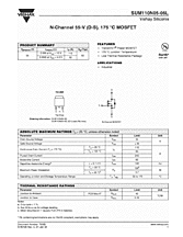 DataSheet SUM110N05-06L pdf