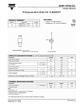 DataSheet SUM110P06-07L pdf