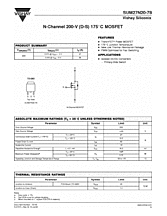 DataSheet SUM27N20-78 pdf