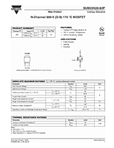 DataSheet SUM33N20-60P pdf