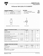 DataSheet SUM47N10-24L pdf