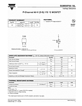 DataSheet SUM55P06-19L pdf