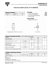 DataSheet SUM65N20-30 pdf