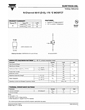 DataSheet SUM75N06-09L pdf