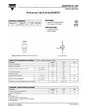 DataSheet SUM75N15-18P pdf