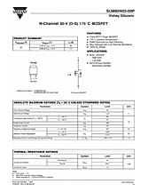 DataSheet SUM85N03-06P pdf