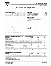 DataSheet SUM90N08-7m6P pdf