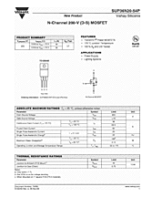 DataSheet SUP36N20-54P pdf