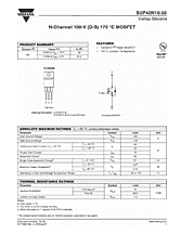 DataSheet SUP40N10-30 pdf