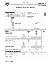 DataSheet SUP53P06-20 pdf