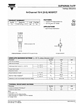 DataSheet SUP90N08-7m7P pdf