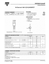 DataSheet SUP90N10-8m8P pdf