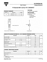 DataSheet SUP90P06-09L pdf