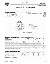 DataSheet Si1400DL pdf