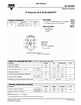 DataSheet Si1433DH pdf