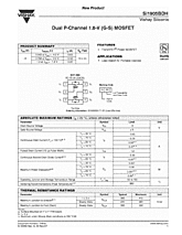 DataSheet Si1905BDH pdf