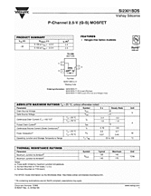 DataSheet Si2301BDS pdf