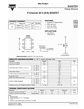 DataSheet Si3407DV pdf