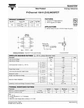 DataSheet Si3437DV pdf