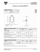 DataSheet Si3442BDV pdf