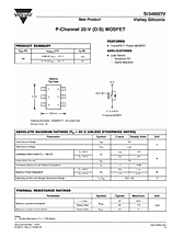 DataSheet Si3465DV pdf