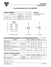 DataSheet Si3552DV pdf