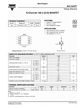 DataSheet Si4104DY pdf