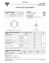 DataSheet Si4114DY pdf