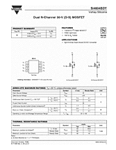 DataSheet Si4804BDY pdf