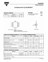 DataSheet Si4840DY pdf