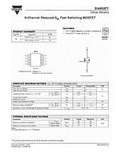 DataSheet Si4850EY pdf