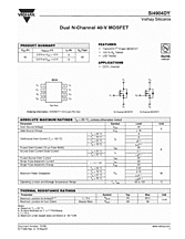 DataSheet Si4904DY pdf