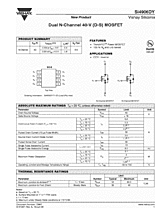 DataSheet Si4906DY pdf