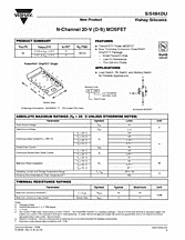 DataSheet Si5484DU pdf