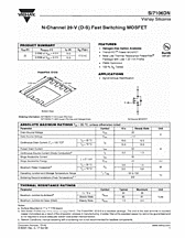 DataSheet Si7106DN pdf