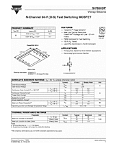 DataSheet Si7850DP pdf