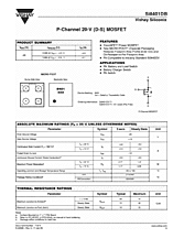 DataSheet Si8401DB pdf