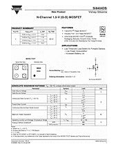 DataSheet Si8404DB pdf