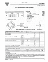 DataSheet SiA426DJ pdf