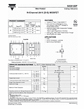 DataSheet SiE810DF pdf