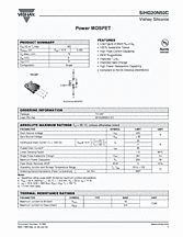 DataSheet SiHG20N50C pdf