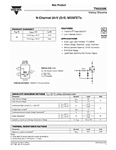 DataSheet TN0200K pdf