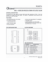 DataSheet W24257AQ pdf