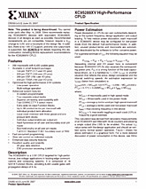 DataSheet XC95288XV pdf