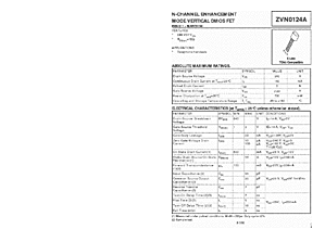 DataSheet ZVN0124A pdf