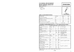 DataSheet ZVN2120A pdf