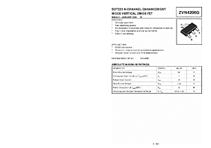 DataSheet ZVN4206G pdf