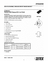 DataSheet ZVN4525G pdf